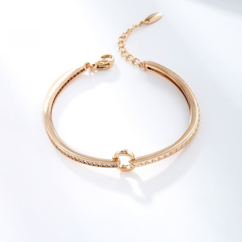 Women's Alloy Bracelet Niche Design Fashion Stitching Bracelet