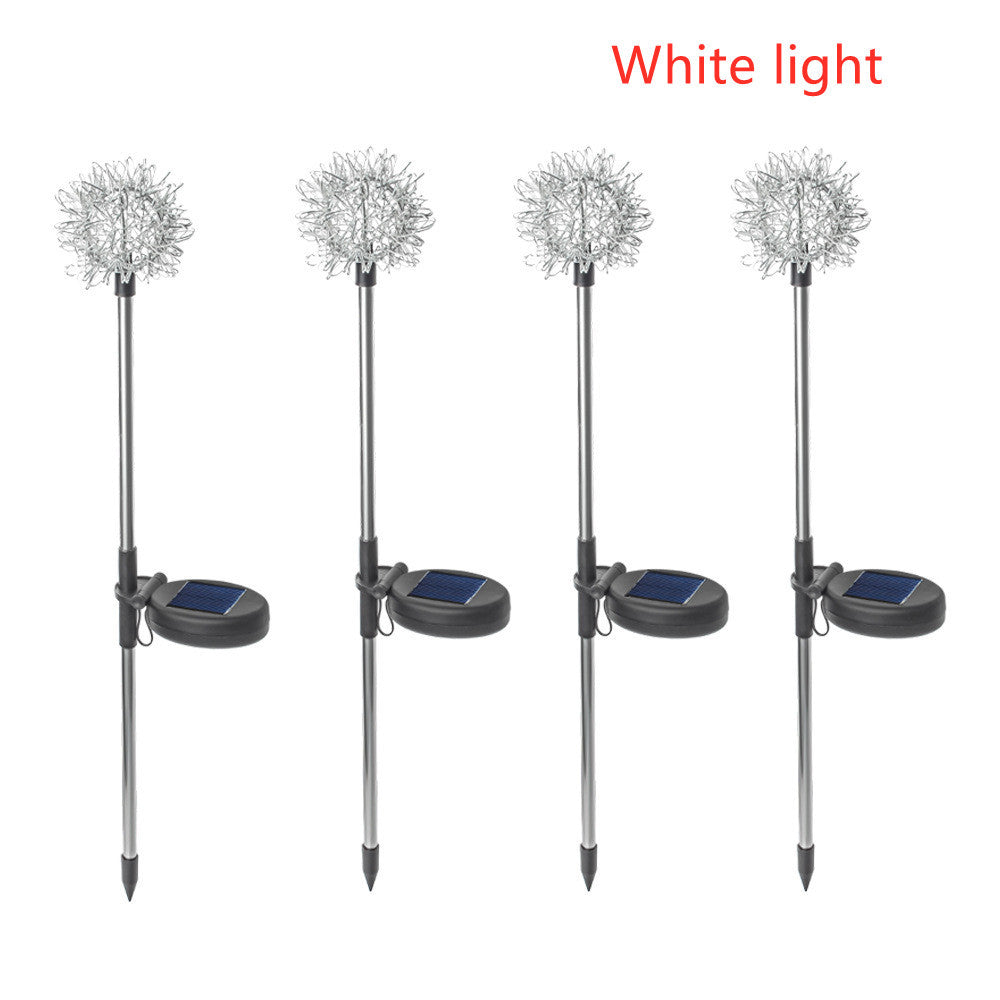 Solar Light Solar Dandelion Plug In Light Garden Decoration LED Light