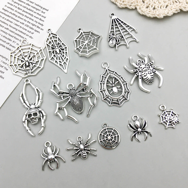 Zinc Alloy Spider Accessories Pendant