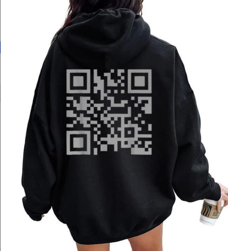 Women's Brushed Hoody Plain Letter Printing