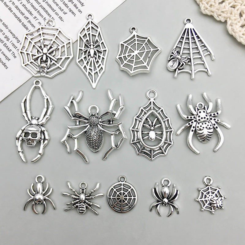 Zinc Alloy Spider Accessories Pendant